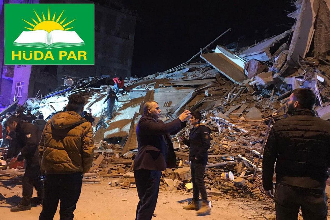 حزب الهدى يدعو للمساعدة لضحايا الزلزال بشرق تركيا